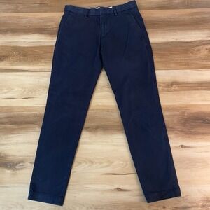Banana Republic Pants Mens 30x30 Tapered Fit Rapid Movement Chino Navy Blue
